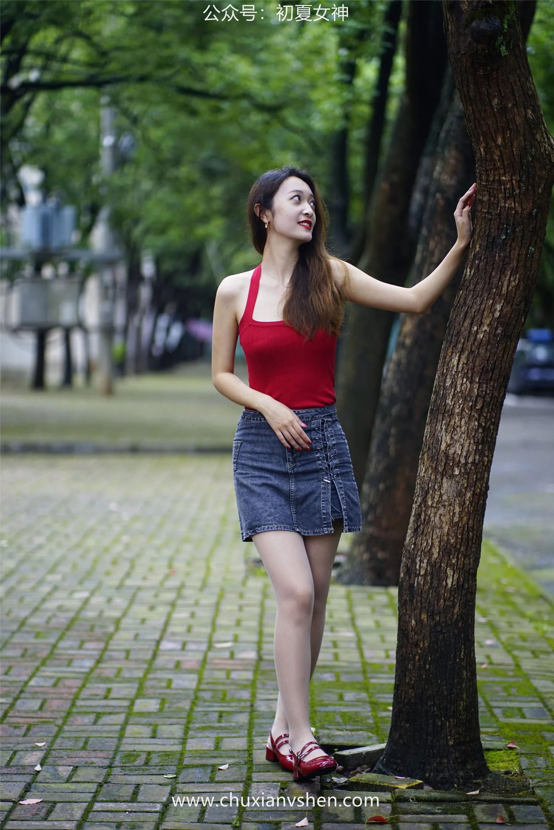 初夏女神 NO.045 依依 复古街头 [130P]插图7